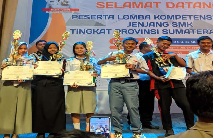 SMKN 1 Air Putih Pertahankan Tradisi Raih Juara 1 LKS Auto Mobile Tingkat Provinsi Sumut ke-12 Kali